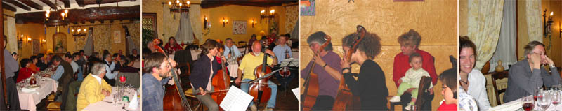 &agrave; l'auberge de l'Abbaye &agrave; Neauphle le Vieux