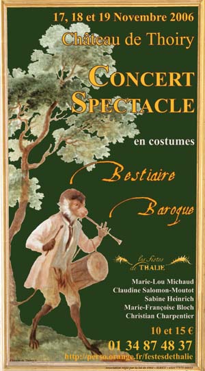 D&eacute;cor du Clavecin  Blanchet du Ch&acirc;teau de Thoiry  &copy;